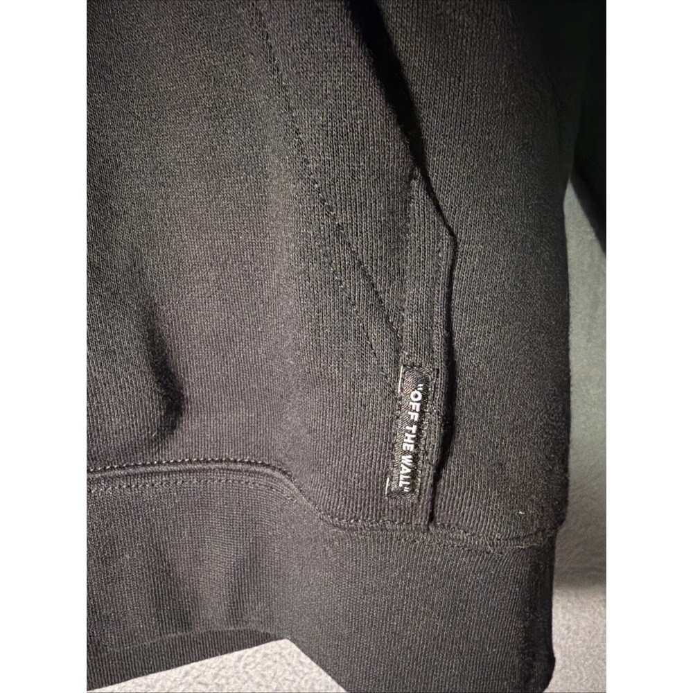 Vans Off The Wall Men's Black Hoodie Sz M Skater Streetwear.Excellent Condition - Picture 5 of 7